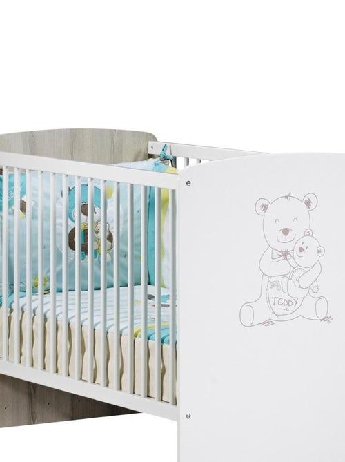 Cameretta completa; letto 120x60, cassettiera e armadio in legno - BABYPRICE - Kiabi