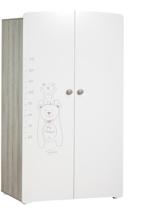 Cameretta completa; letto 120x60, cassettiera e armadio in legno - BABYPRICE - Kiabi