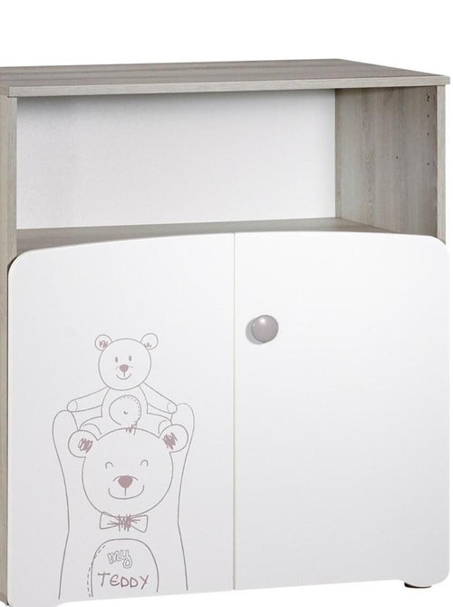 Cameretta completa; letto 120x60 e cassettiera fasciatoio in legno - BABYPRICE - Kiabi