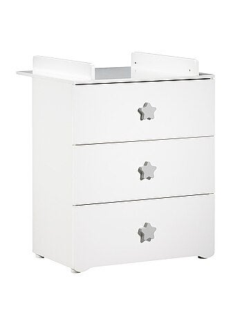 Cameretta completa per neonato con lettino 120x60 e cassettiera fasciatoio a tre - BABYPRICE