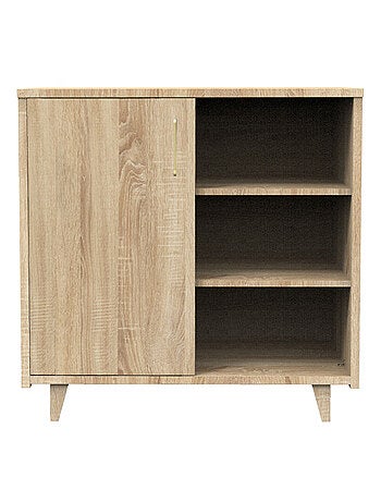 Cameretta completa per neonato: lettino 120x60, cassettiera con fasciatoio e armadio con - SAUTHON