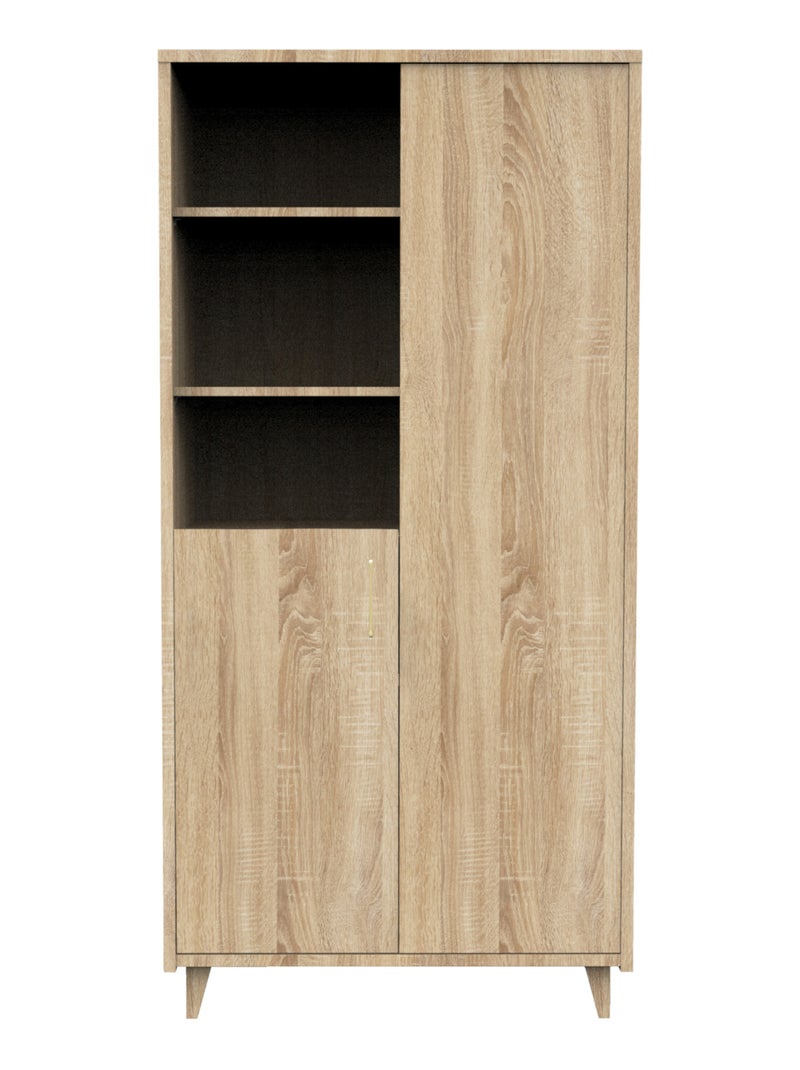 Cameretta completa per neonato: lettino 120x60, cassettiera con fasciatoio e armadio con - SAUTHON Beige - Kiabi
