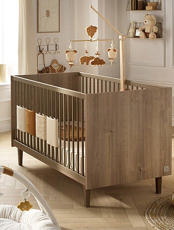 Cameretta evolutiva Mokka, letto evolutivo 140x70 e cassettiera - Chêne - SAUTHON
