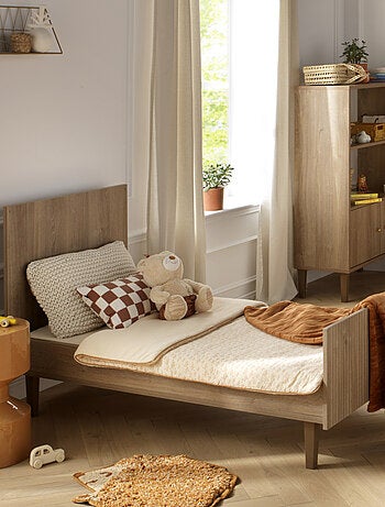 Cameretta evolutiva Mokka, letto evolutivo 140x70 e cassettiera - Chêne - SAUTHON