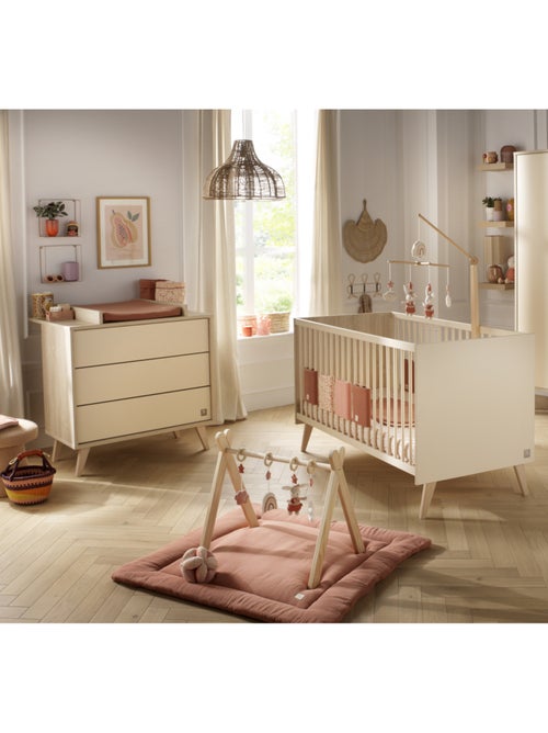 Cameretta trasformabile Mélinée, letto 140x70 trasformabile e fasciatoio a 3 cassetti - - SAUTHON - Kiabi