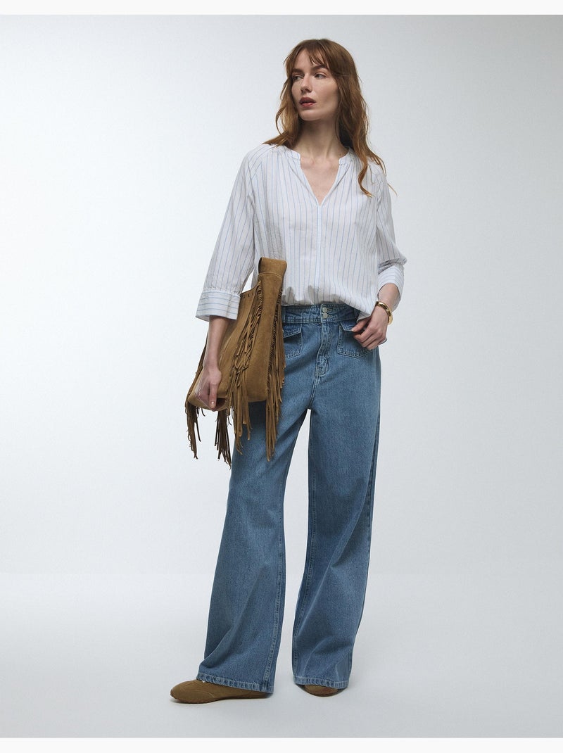 Camicetta a righe, MO Fashion Bianco - Kiabi