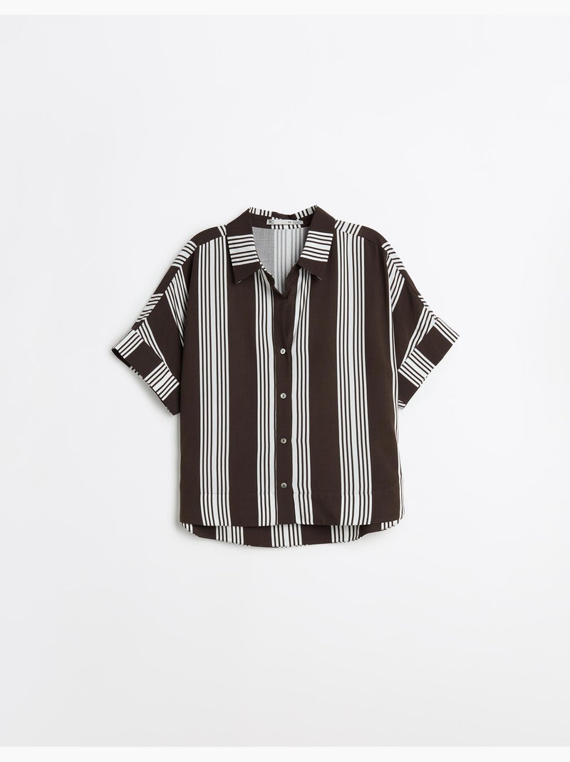 Camicetta a righe, MO Fashion Marrone - Kiabi