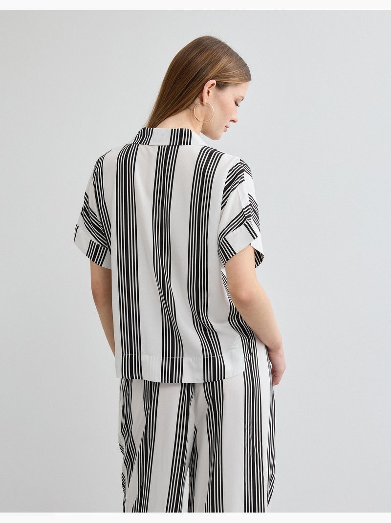 Camicetta a righe, MO Fashion Nero - Kiabi