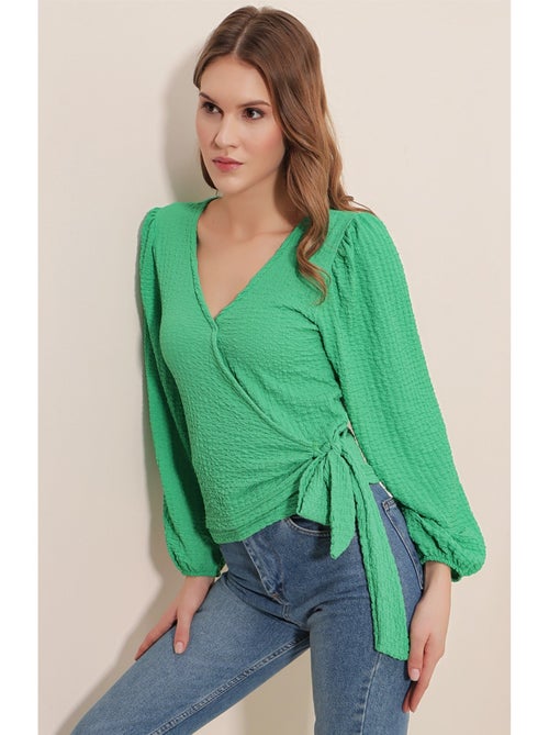 Camicetta cache-coeur - Kiabi