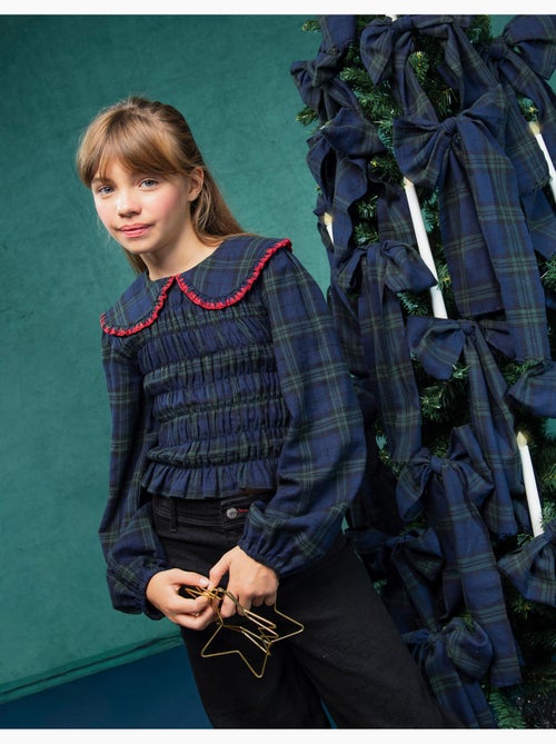 Camicetta con arricciature smock, mo fashion - Kiabi Camicetta con arricciature smock, mo fashion - Kiabi