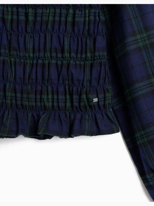Camicetta con arricciature smock, mo fashion - Kiabi Camicetta con arricciature smock, mo fashion - Kiabi
