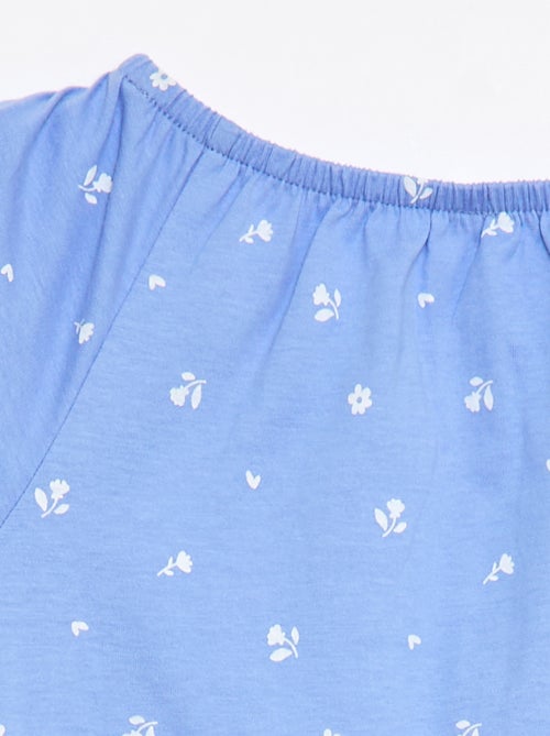 Camicetta con collo e fondo maniche elasticizzati - Collezione facile da indossare - Kiabi