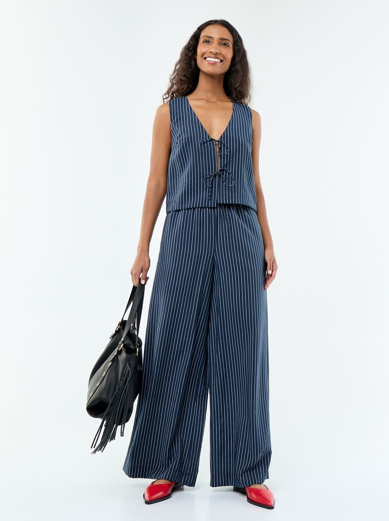 Camicetta con fiocchi Blu - Kiabi