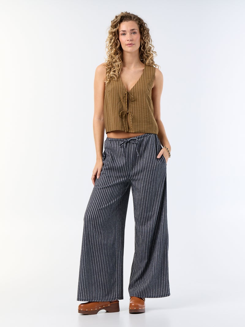 Camicetta con fiocchi Kaki - Kiabi