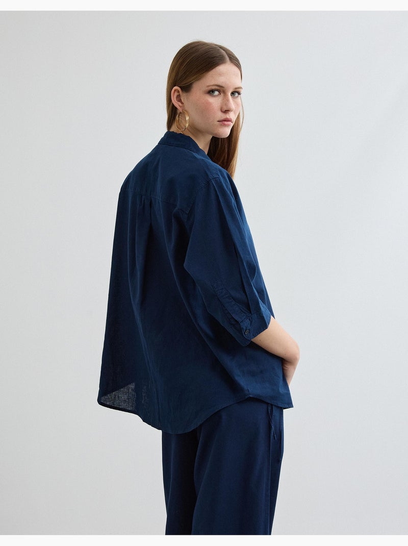 Camicetta con lino, MO Fashion Blu - Kiabi