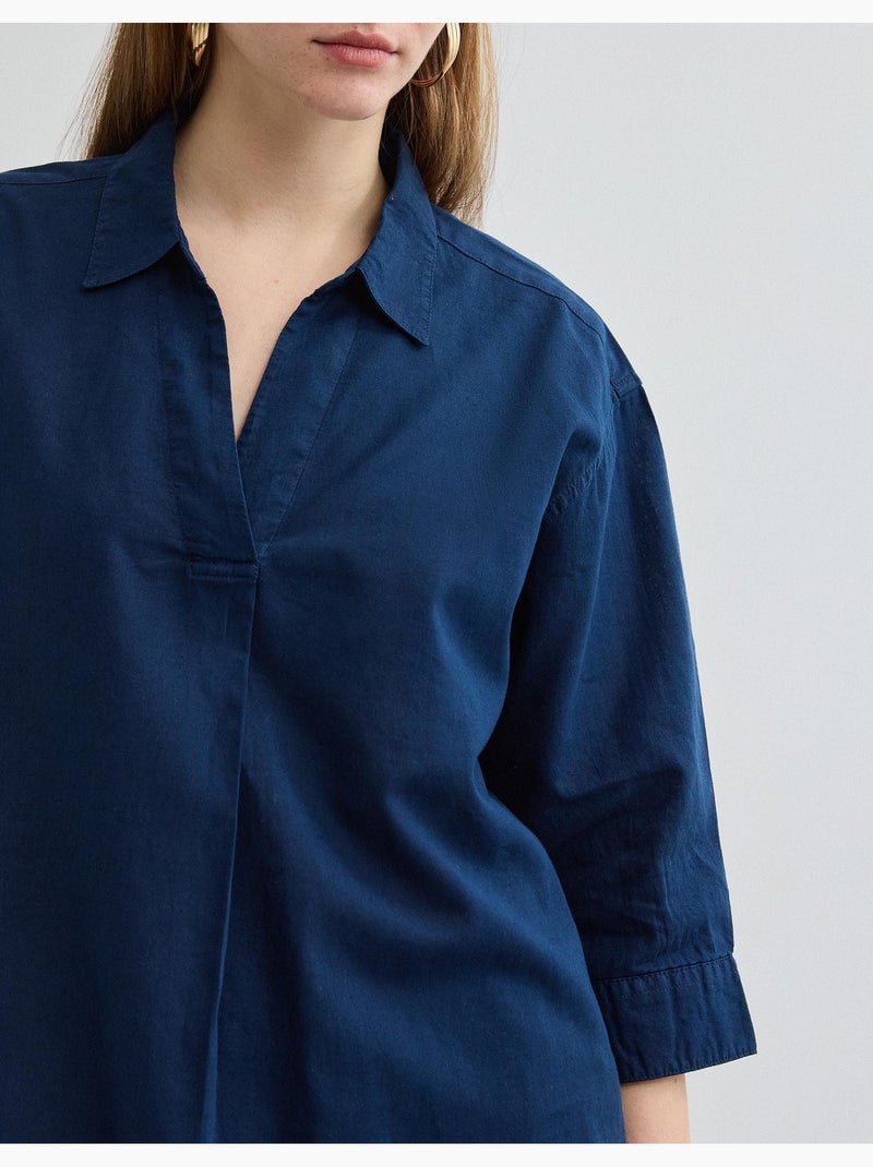 Camicetta con lino, MO Fashion Blu - Kiabi