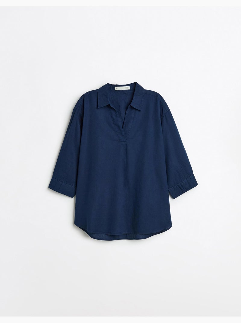 Camicetta con lino, MO Fashion Blu - Kiabi