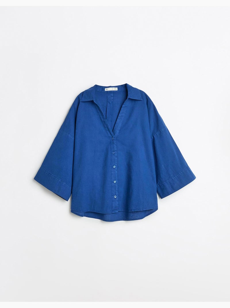 Camicetta con lino, MO Fashion Blu - Kiabi