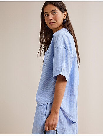 Camicetta con lino, mo fashion