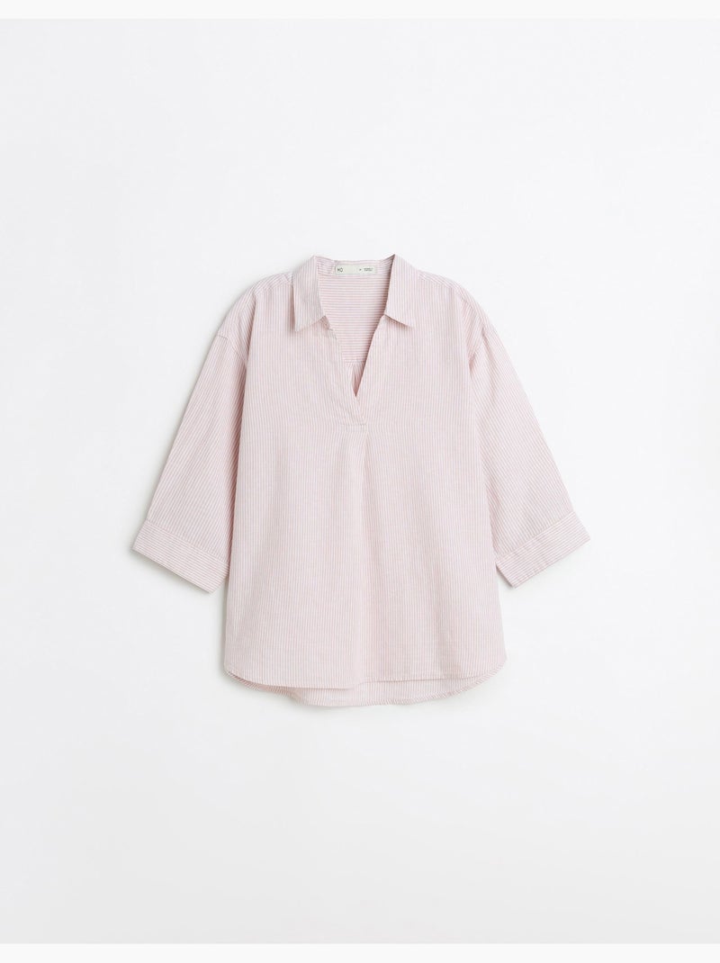 Camicetta con lino, MO Fashion Rosa - Kiabi