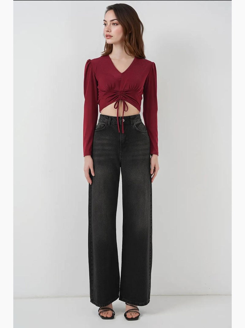 Camicetta corta sandy bdart Rosso bordeaux - Kiabi