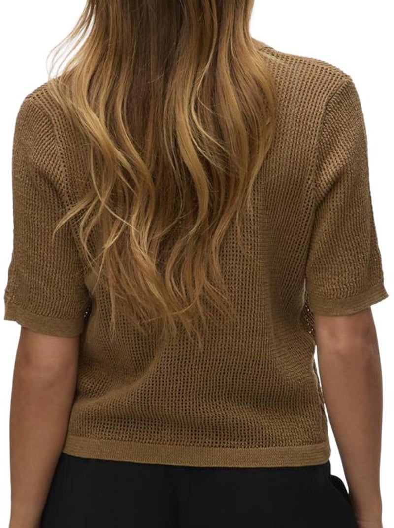 Camicetta da donna vero moda Marrone cappuccino - Kiabi
