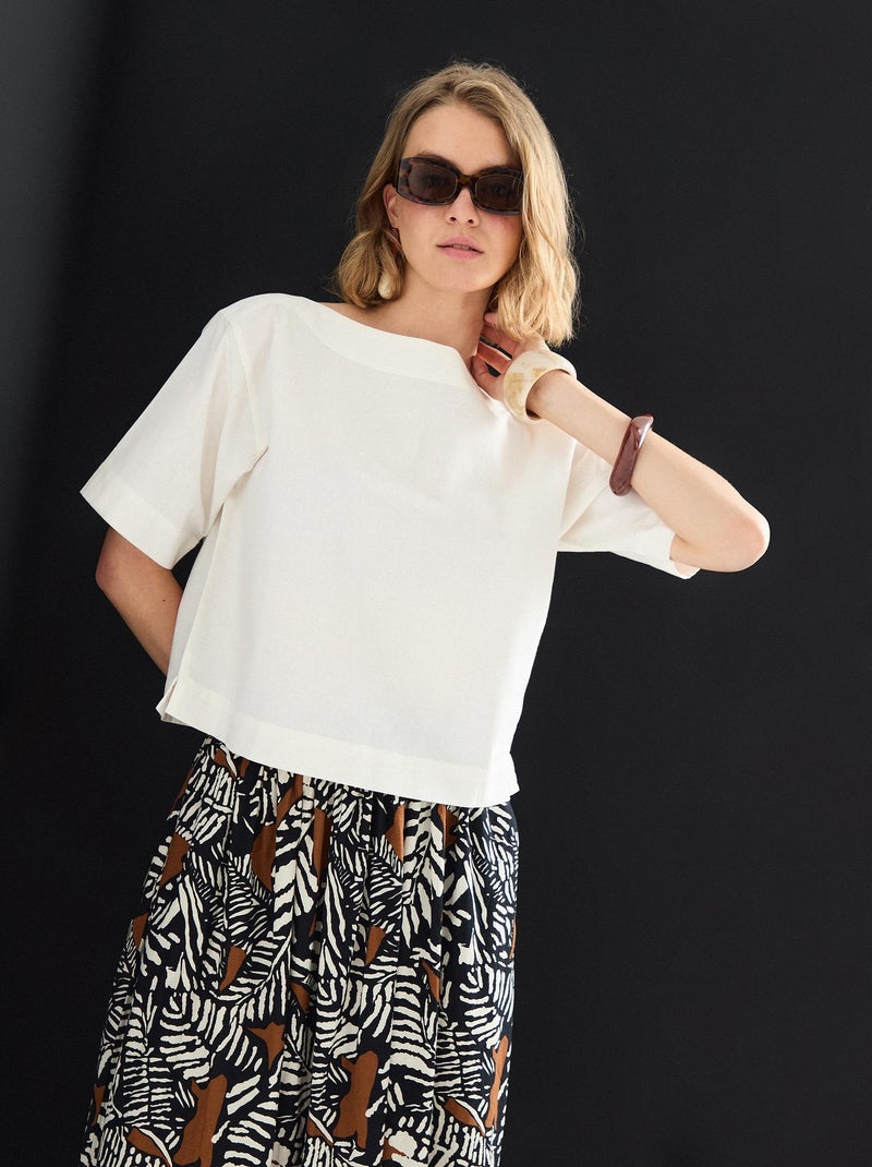 Camicetta di lino, MO Fashion Beige - Kiabi