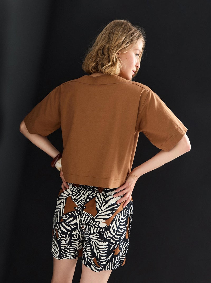 Camicetta di lino, MO Fashion Marrone - Kiabi