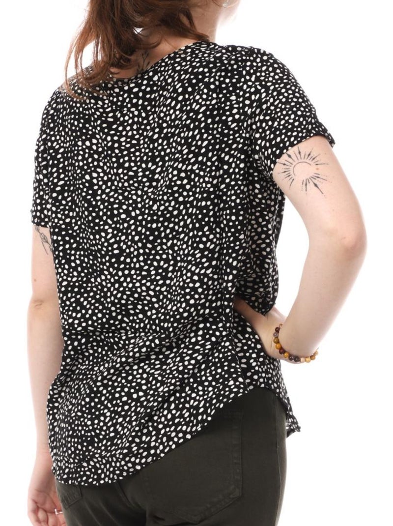 Camicetta Donna Vero Moda a Fantasia Nero Bianco - Kiabi