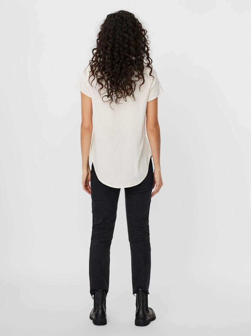 Camicetta Donna Vero Moda Bianco - Kiabi