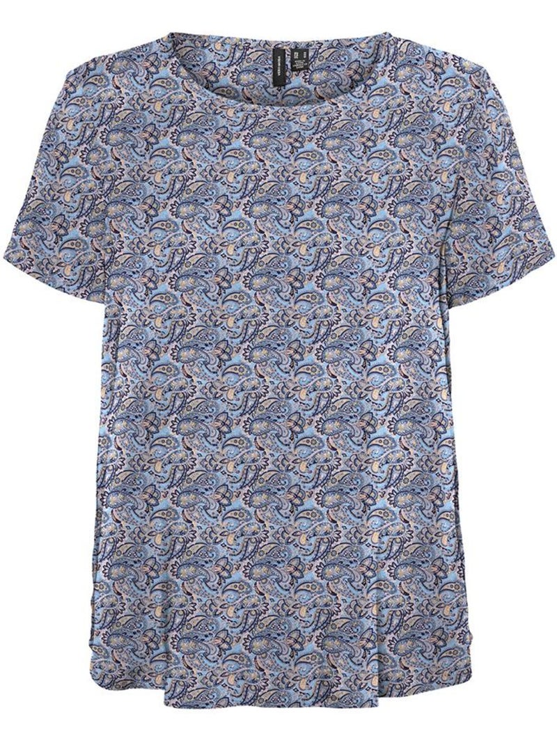 Camicetta Donna Vero Moda Easy Fantasia Floreale Blu - Kiabi