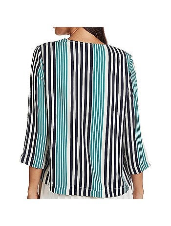 Camicetta Donna Vero Moda Niva Ecru a Righe
