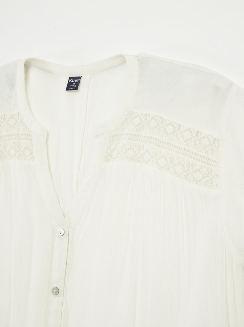 Camicetta fluida - collezione facile da indossare Bianco - Kiabi