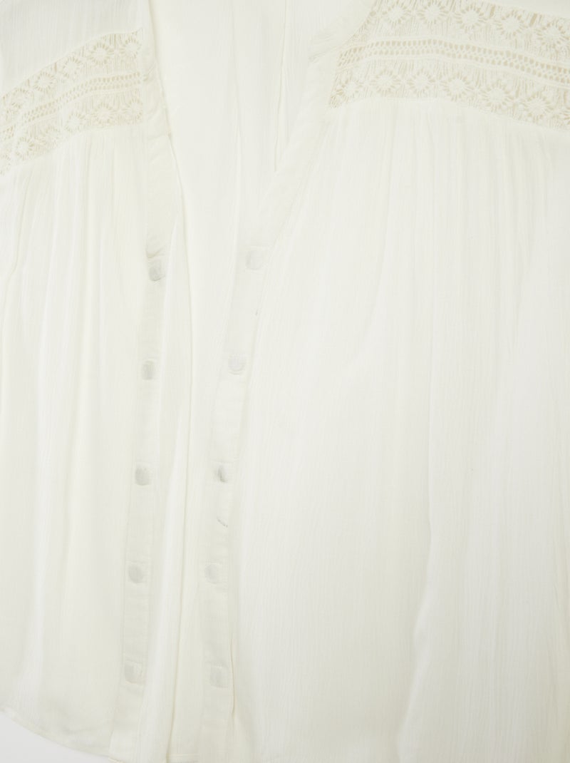 Camicetta fluida - collezione facile da indossare Bianco - Kiabi