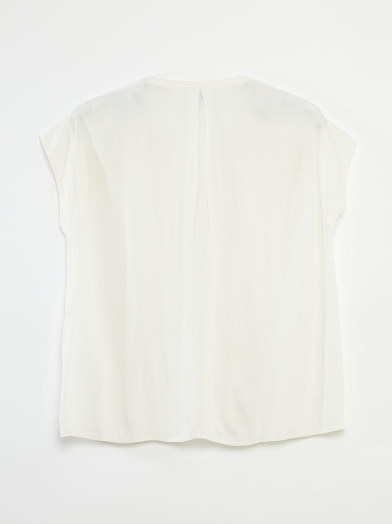 Camicetta fluida - collezione facile da indossare Bianco - Kiabi