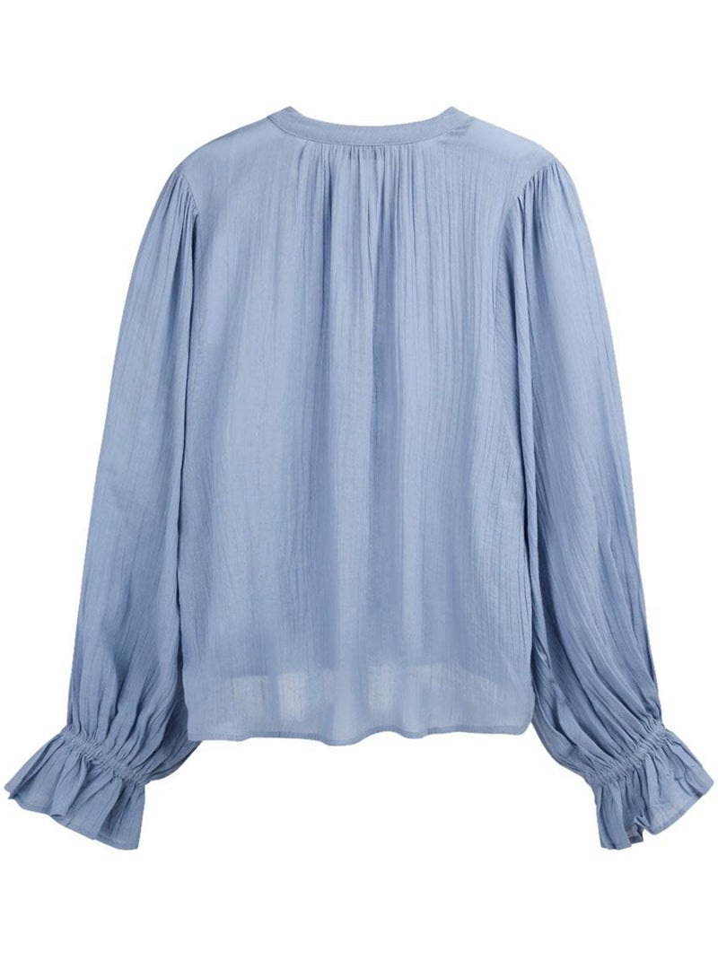 Camicetta Fluida da Donna Teddy Smith Blu - Kiabi