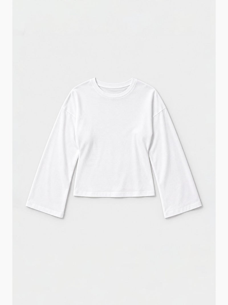 Camicetta in cotone ed elastan busem Bianco - Kiabi