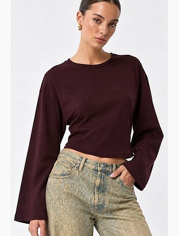Camicetta in cotone ed elastan busem