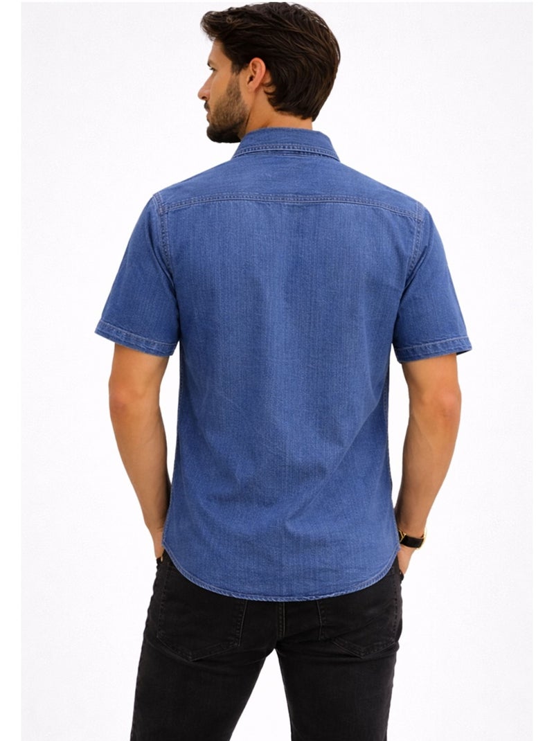 Camicetta in denim Kebello Blu - Kiabi
