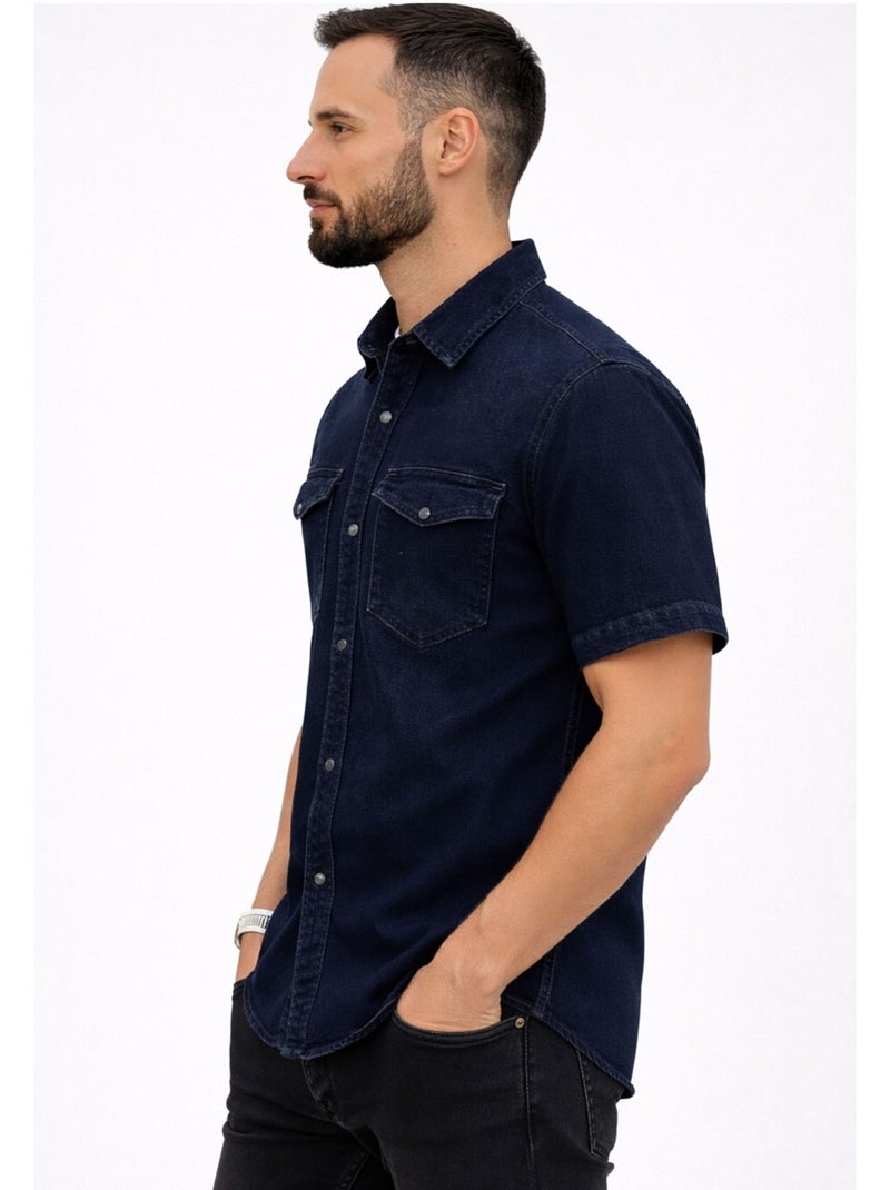 Camicetta in denim Kebello Blu - Kiabi