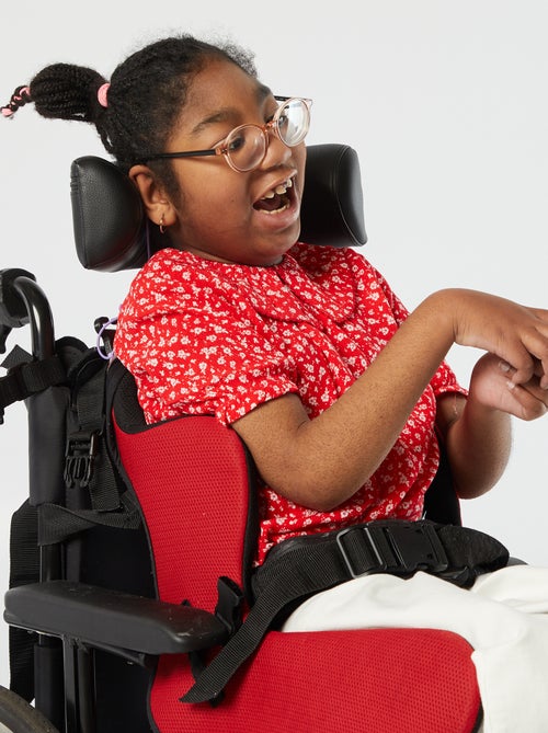 Camicetta in viscosa con colletto a balze - collezione facile da indossare - Kiabi