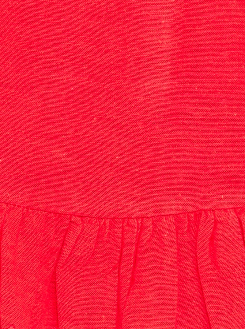 Camicetta in voile di cotone Rosso - Kiabi