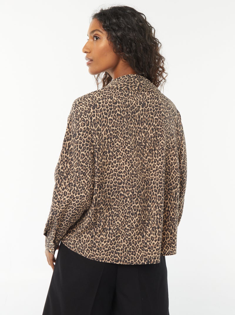 Camicetta morbida Beige - Kiabi