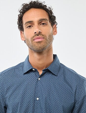 Camicetta regular a pois