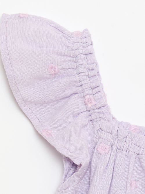 Camicetta ricamata senza maniche - Kiabi