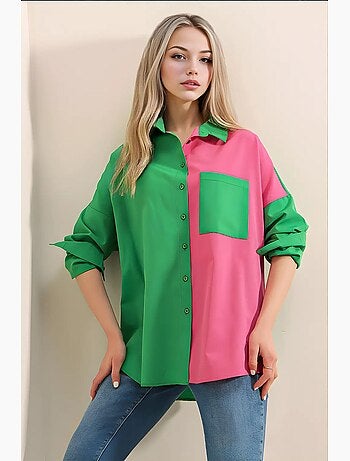 Camicia a blocchi di colore bdart
