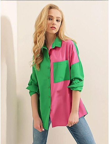 Camicia a blocchi di colore bdart