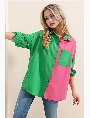 Camicia a blocchi di colore bdart