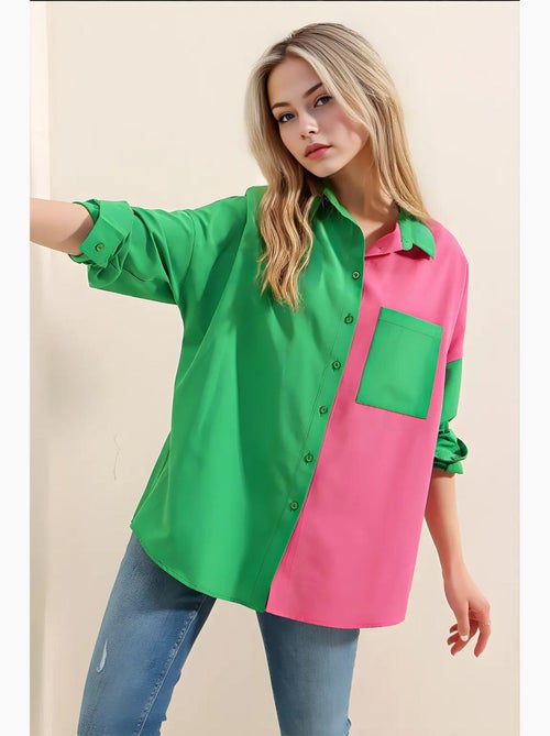 Camicia a blocchi di colore bdart - Kiabi Camicia a blocchi di colore bdart - Kiabi