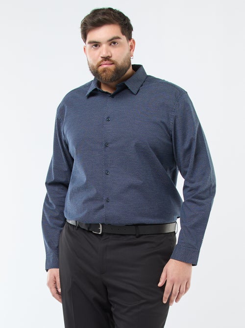 Camicia a fantasia regular in cotone - Kiabi